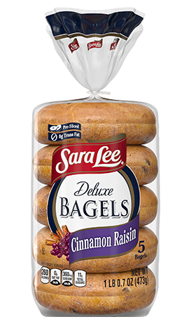 Sara Lee 5ct Cinnamon Raisin Bagels